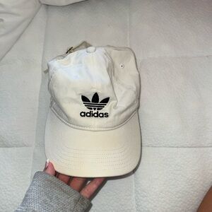 White adidas hat